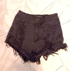 KanCan Destroyed Jean Shorts. Size 0!